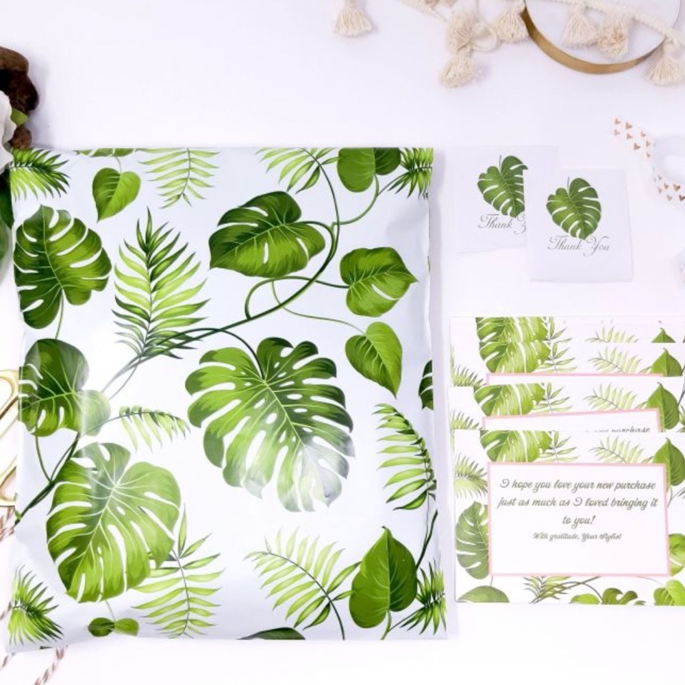 60 2.5” Banana Leaves Stickers PRICE IS FIRM - Picture 5 of 6